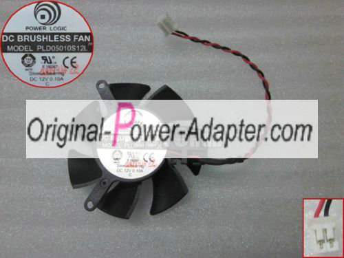 New POWER LOGIC 5010 Graphics card fan 39mm PLD05010S12L 2-Pin